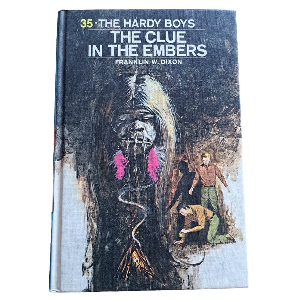 The Hardy Boys #35 The Clue in the Embers by Franklin W. Dixon 1972 Vintage Book